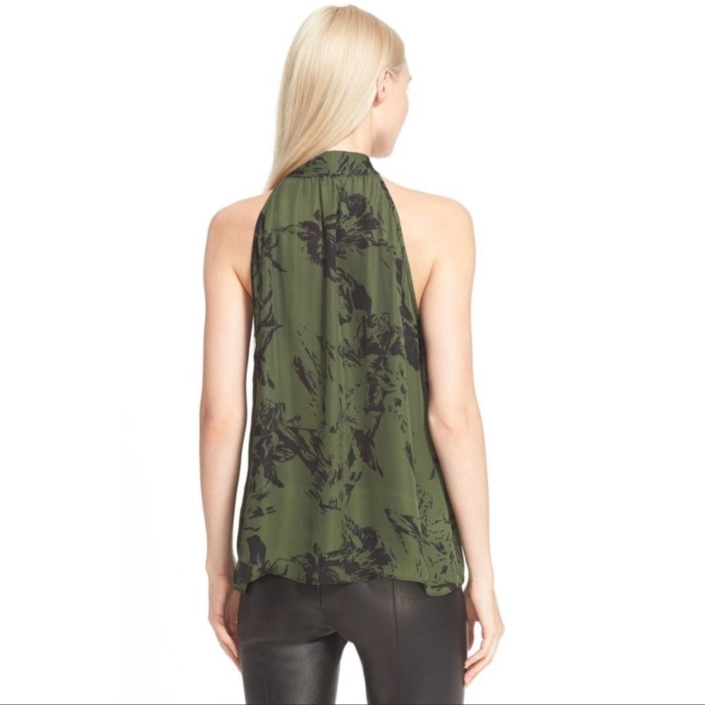 Parker 100% Silk Brantling Button Down Sleeveless Blouse - Picture 3 of 10